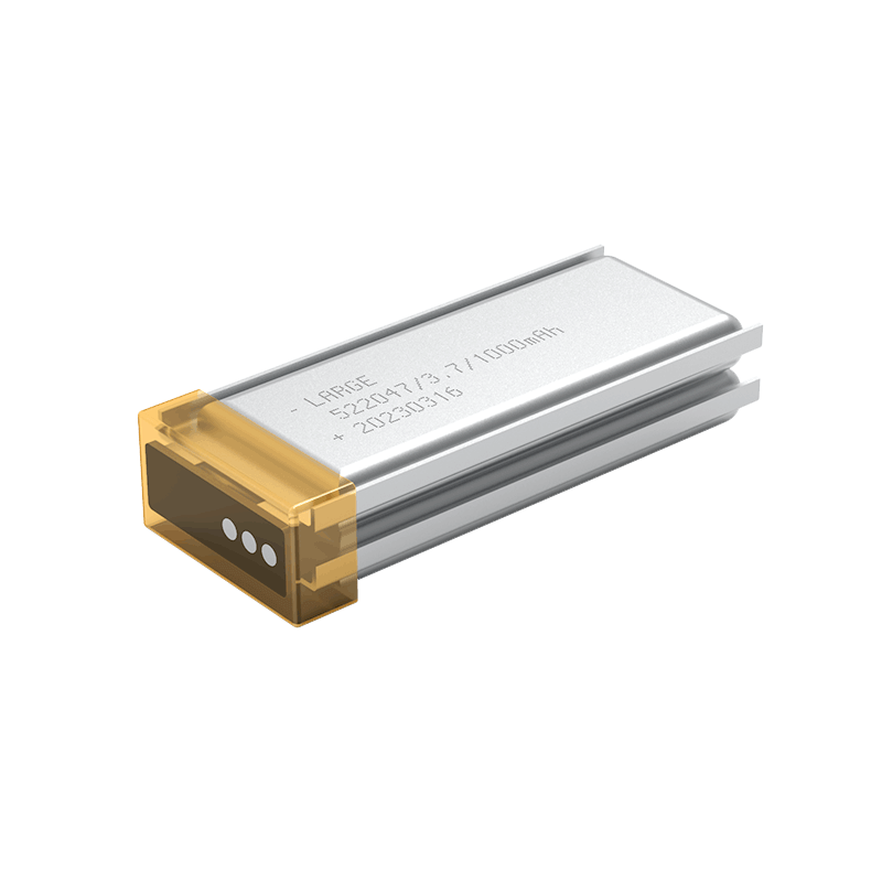 Spezielle Niedertemperatur-Polymerbatterie für Kopfhörer 522047 3,7 V 1000 mAh